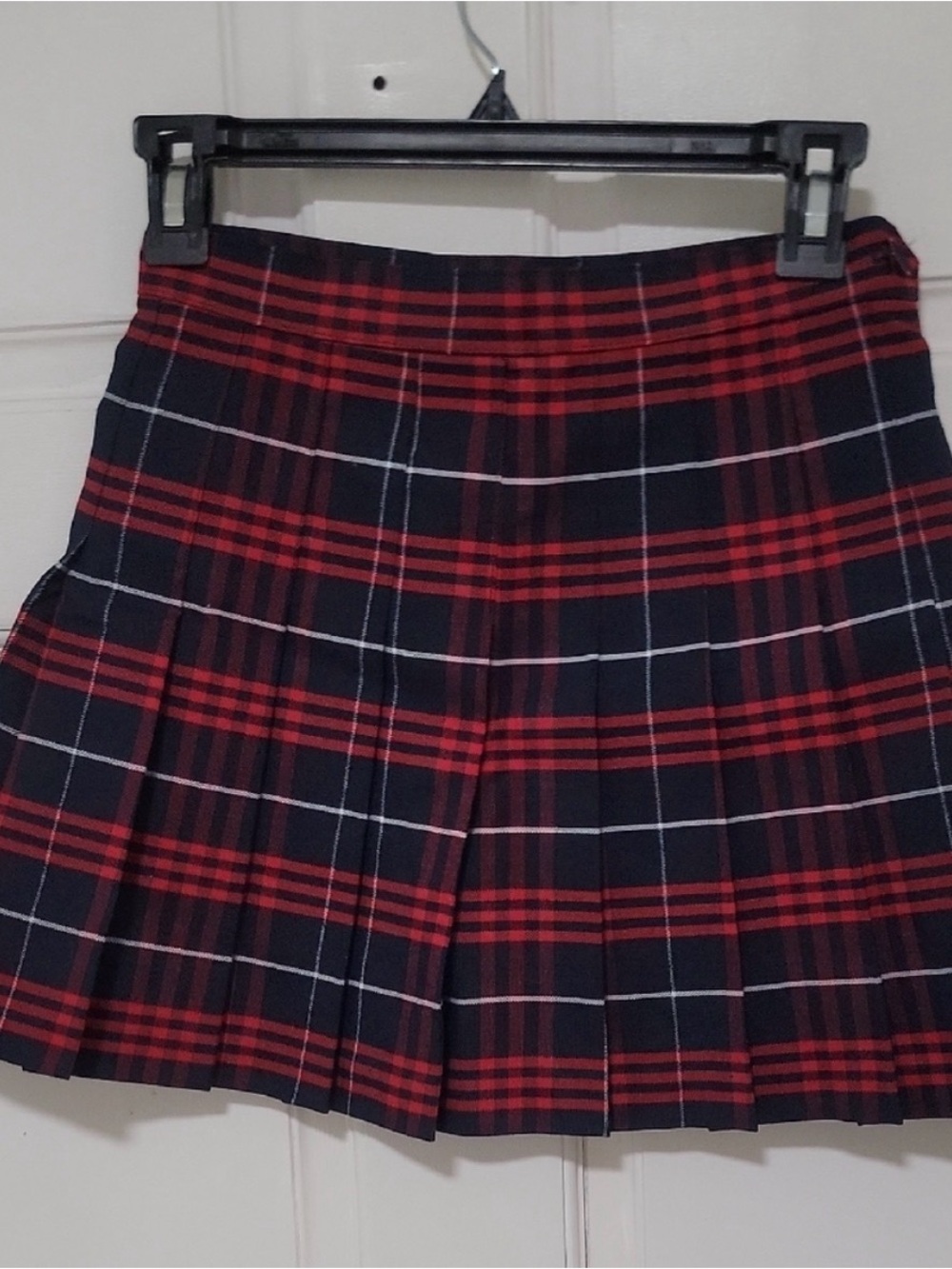 American Apparel Red & Black Plaid Skater Tennis Skirt Matilda